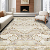 Rustic Crochet Medallion Design(Beige)