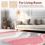 Abstract Pink and White Fusion(Pink)