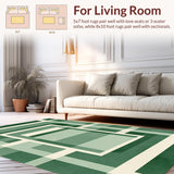 Modern Clean Symmetrical Checkers(Green)