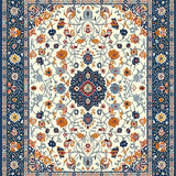Bright Floral Design with Character(Ivory)