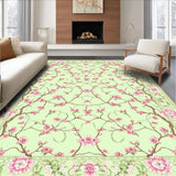 Whimsical Nature Inspired Bloom Motif(Beige)