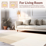 Modern Ombre for Living Spaces Gradient Beige Decor(Beige)