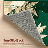 Stylish Minimalist Leafy Print(Green)