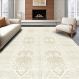Unique Irregular Geometric Motif(Beige)