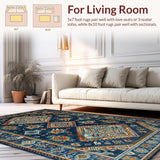 Vintage Tribal Medallion Aesthetic(Blue)