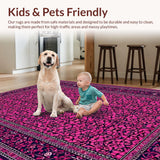 Rich Wineberry Floral Elegance(Pink)