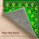 Contemporary Abstract Green Shapes(Green)