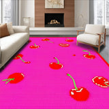Charming Retro Tufted Motif(Pink)