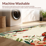 Charming Tropical Bird Motif(Beige)