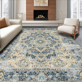 Chic Vintage Floral Medley(Blue)