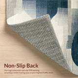 Modern Cream Geometric Lines(Gray)