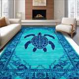 Coastal Serenity Teal Whimsy(Blue)