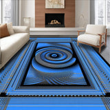 Contemporary Optical Illusion Design(Blue)