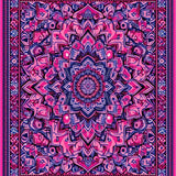 Eclectic Colorful Medallion Style(Pink)