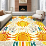 Vibrant Eclectic Round Motif(Yellow)
