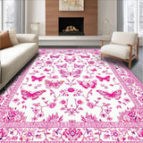Vintage Floral Butterfly Medley(White)