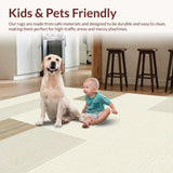 Minimalist Beige Chenille Style(Beige)