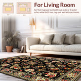 Rustic Earthy Floral Harmony(Black)