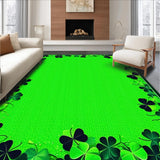 Bold Geometric Shamrock Aesthetics(Green)
