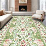 Rustic Cream Botanical Print(Green)