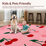 Charming Cartoon Cherry Illustration(Pink)