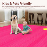Bright Graphic Modernist Composition(Pink)