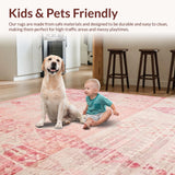 Macaroon Color Cozy with Blush Pink Ombre and Delicate Geometric Lines(Pink)