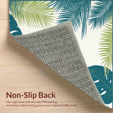 Modern Abstract Palm Leaf Design(Beige)
