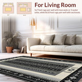 Artful Distressed Patterned Masterpiece(Gray)