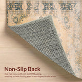 Accent Showcasing a Classic Distressed Oushak Style(Beige)