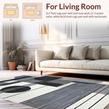 Elegant Geometric Neutral Tones(Gray)