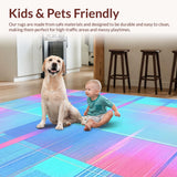 Dynamic Multicolored Geometric Motif(Blue)