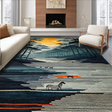 Striking Black and White Wildlife Aesthetic(Black)