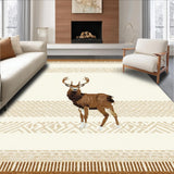 Luxurious Warm Tones Wildlife Design(Beige)
