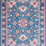 Artful Mixed Hue Textile Design(Blue)