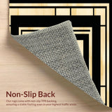 Glamorous Black Gold Geometric Design(Gold)