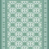 Vibrant Tiled Medallion(Green)