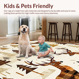 Whimsical Natural Hide Motif(Beige)