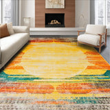 Artistic Abstract Round(Yellow)