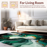 Artful Emerald and Black Contrast(Black)