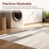 Modern Geometric Beige Linear Art(Gray)