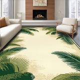 Artful Distressed Jungle Imagery(Beige)