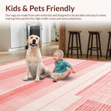 Modern Fluffy Geometric Flair(Red)