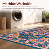 Artful Retro Circular Motif Display(Blue)