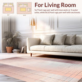 Mauve with Quick Dry Design and Slip Resistant Backing(Beige)