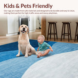 Artful Ombre Cloud Design(Blue)