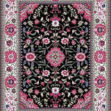 Rustic Floral Fantasy Composition(Black)