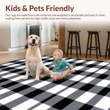 Vibrant Seasonal Plaid Design Element(Black)