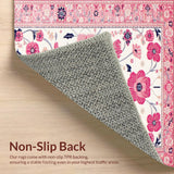 Elegant Light Blush Tiled Design(White)
