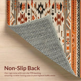 Artful Distressed Geometric Composition(Beige)